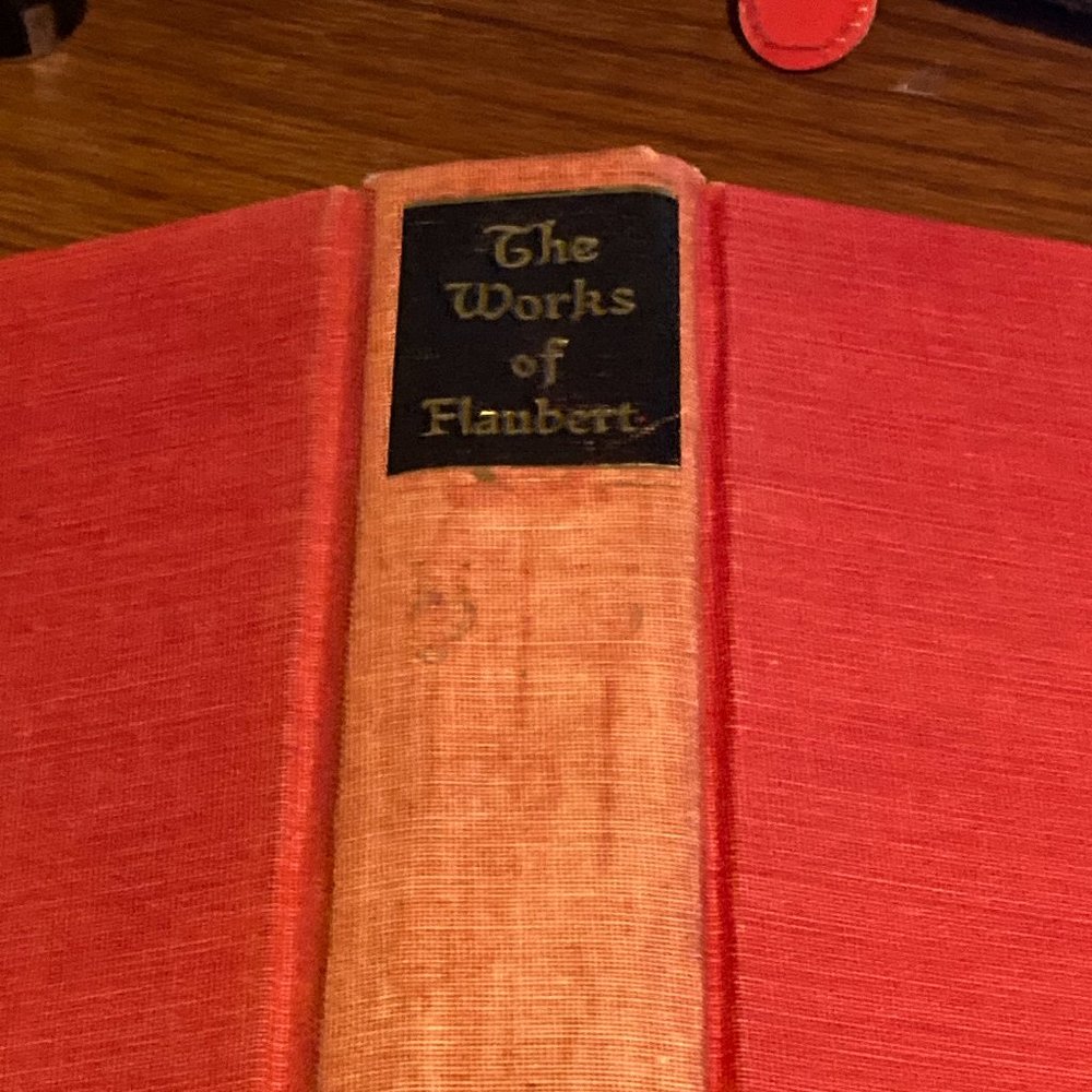 Antique Book-The Works of Gustave Flaubert One Volume Edition 1904